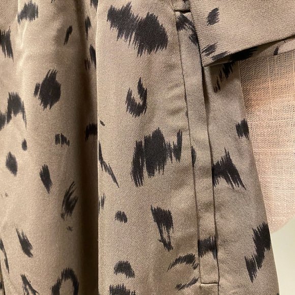 Babaton Leopard Bennett Silk Dress - Picture 5 of 11